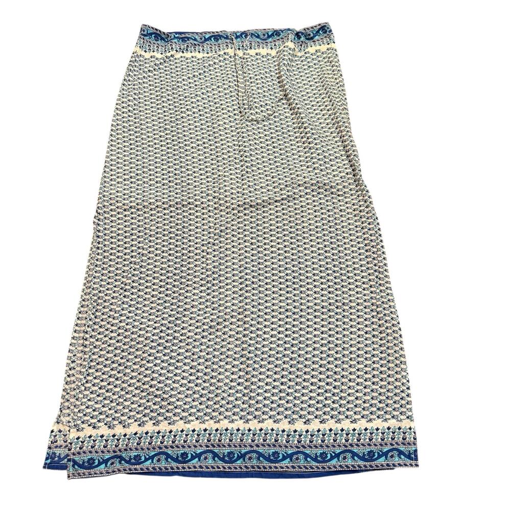 Rave 4 Real juniors cotton boho blue floral maxi skirt XL